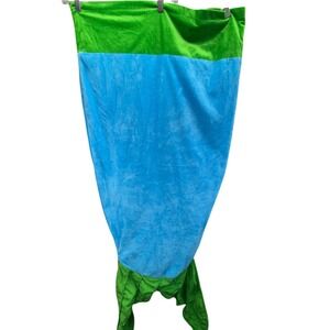 Kids Green &‎ Blue Mermaid Tail Blanket Novelty Blanket